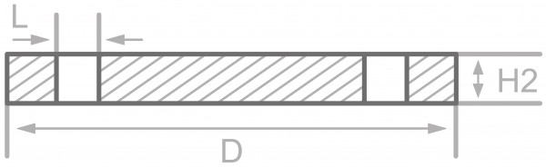Flansche Blindflansche